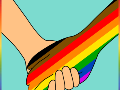 Allyship holding hands