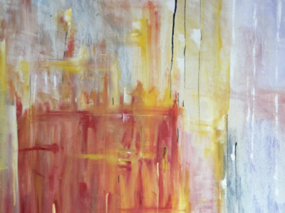 abstrat art yellow,red, oranges