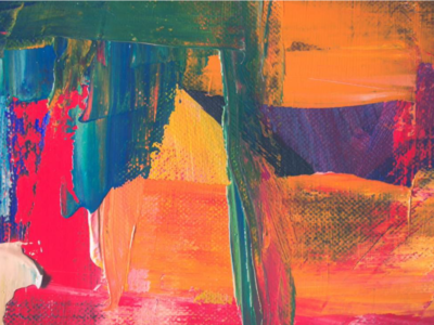 Collge Art - vibrant colours