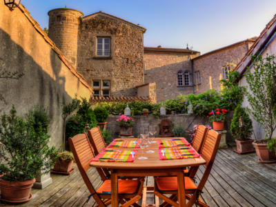 outdoor set table tuscany