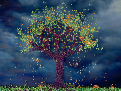 tree made with seeds