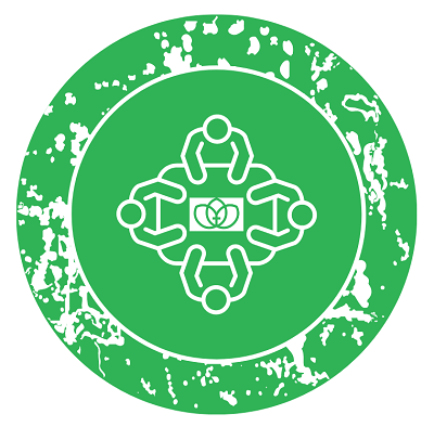 Staff meeting icon in FAUC green