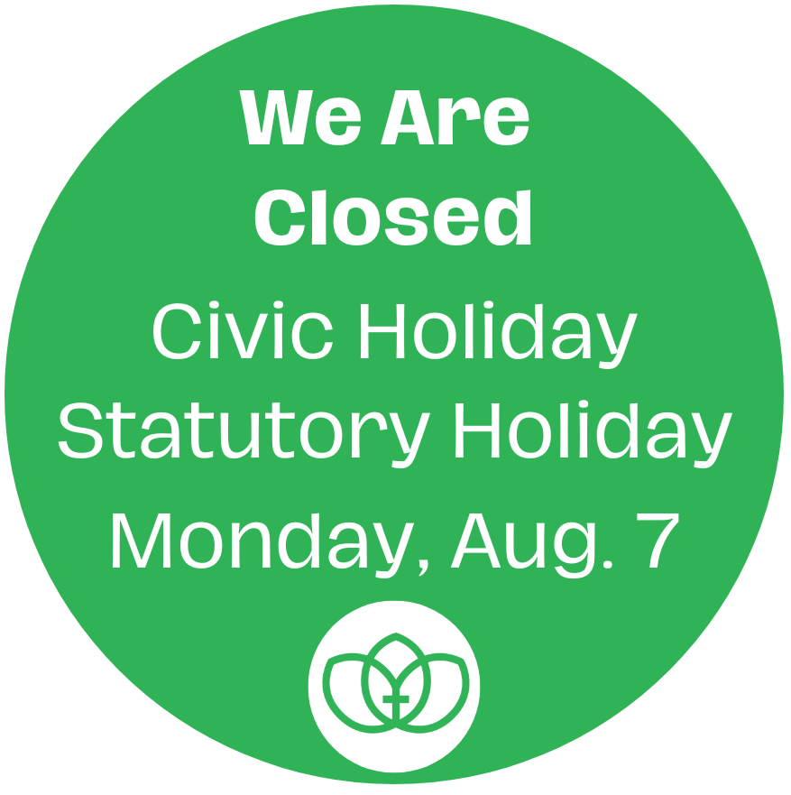Closed Civic Holiday Sign