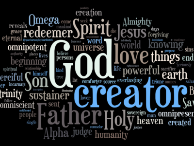 God Names word cloud