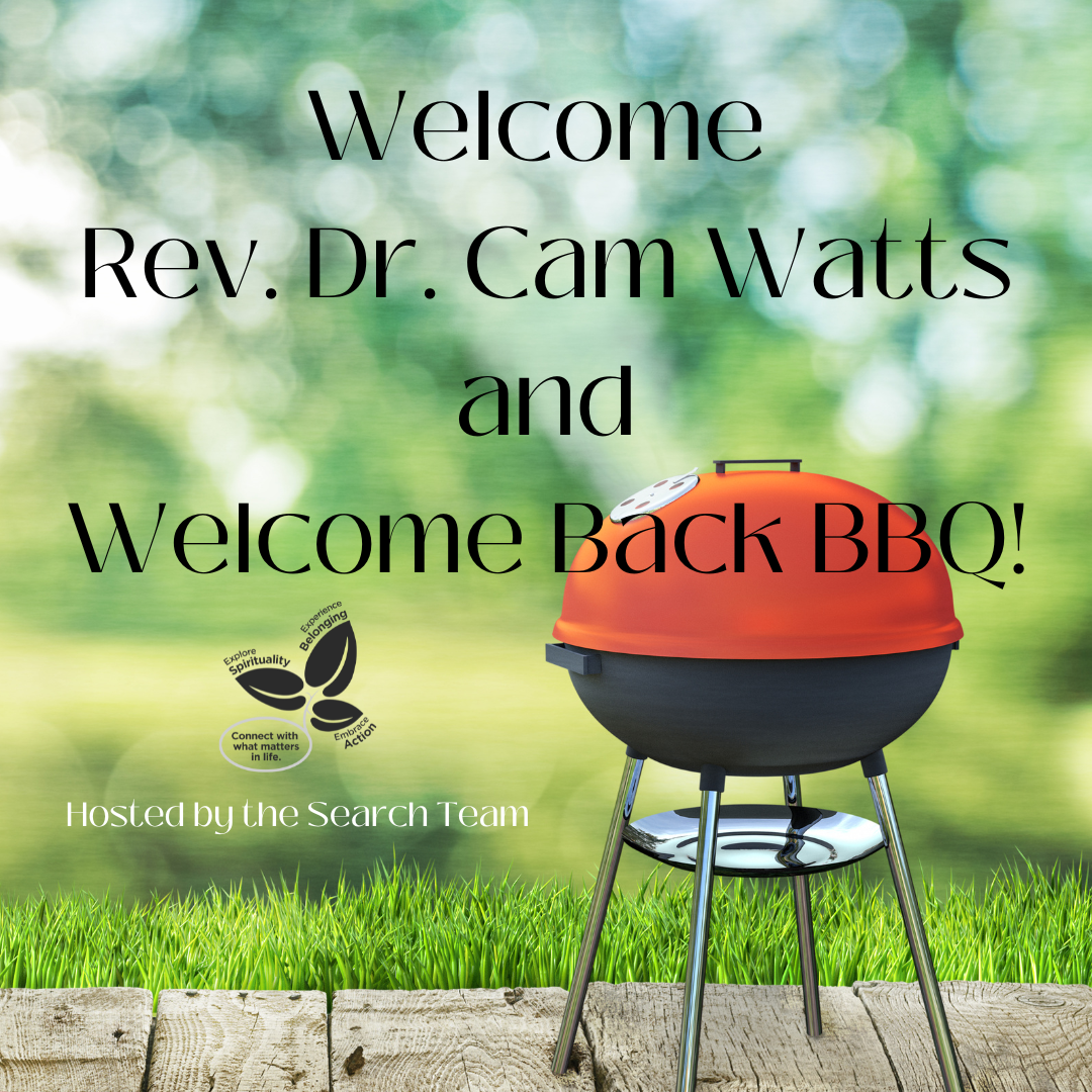 red bbq with text