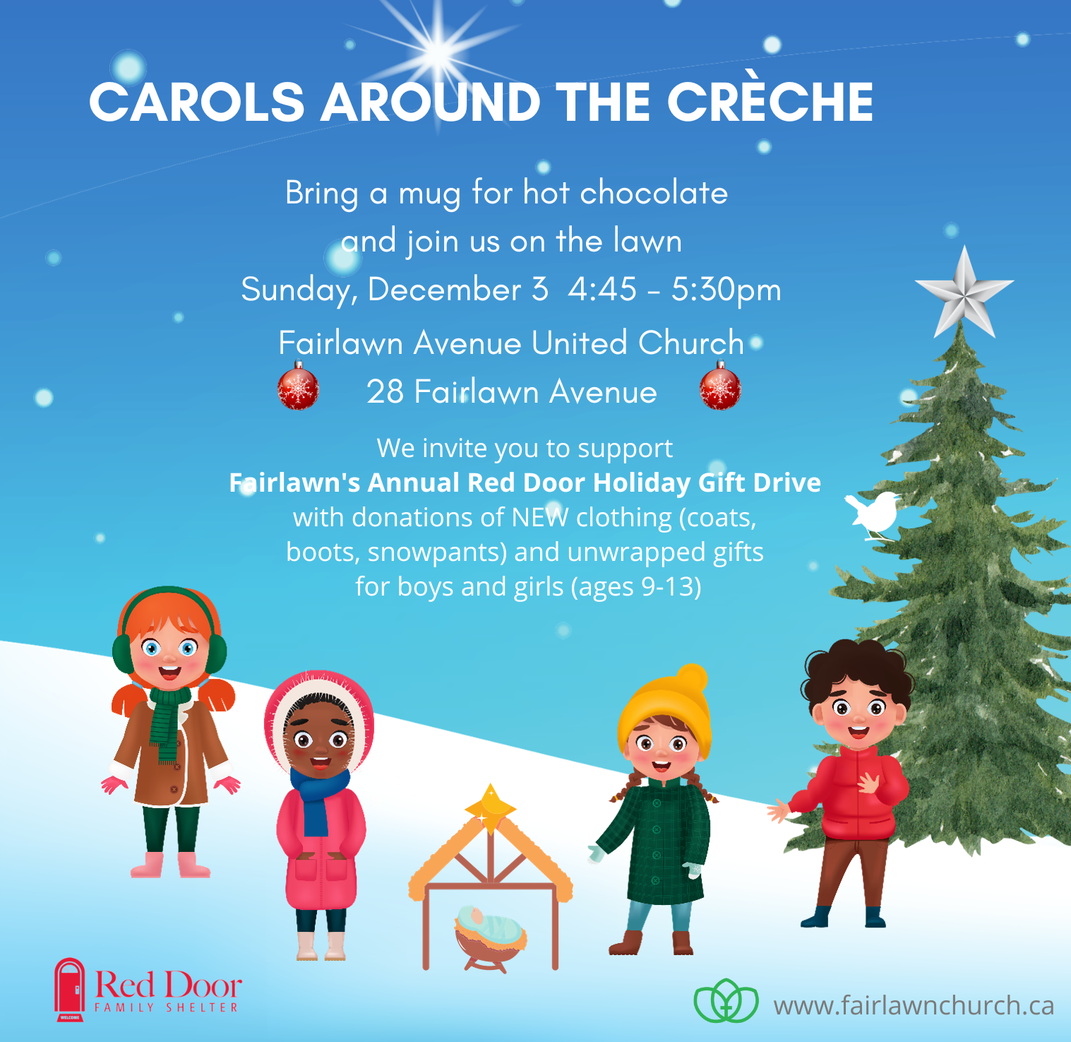 Carols Around the Crèche promo poster