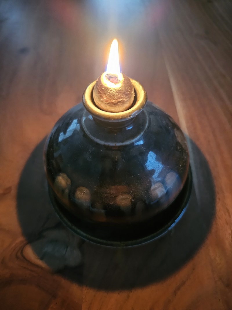 oil lamp flame