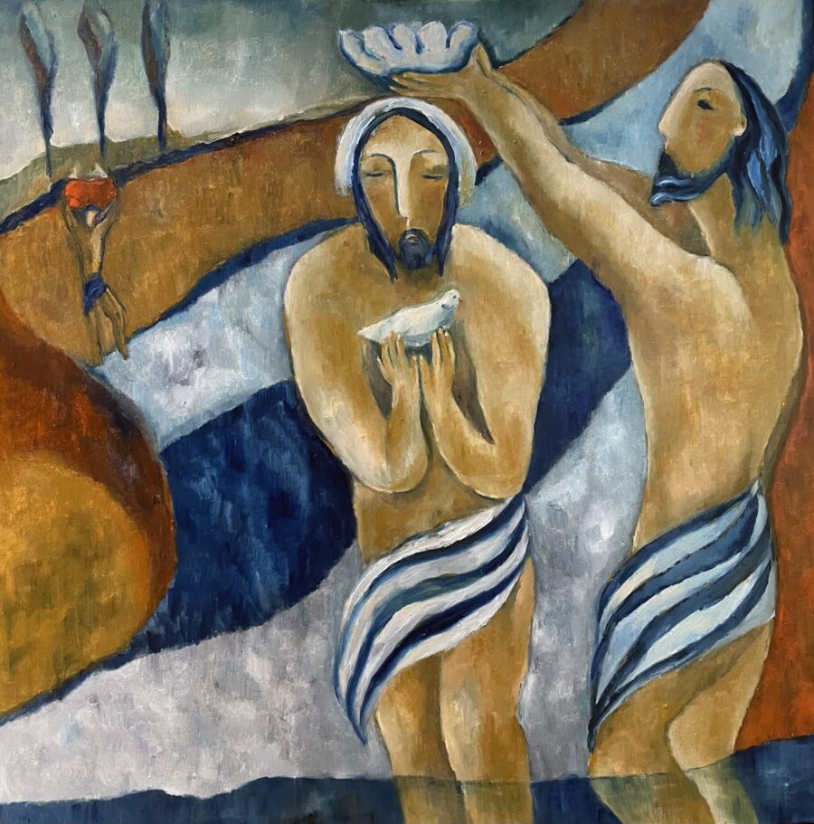 Baptism Jesus artwork