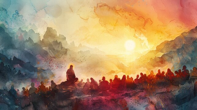 Sermon on the Mount artwork