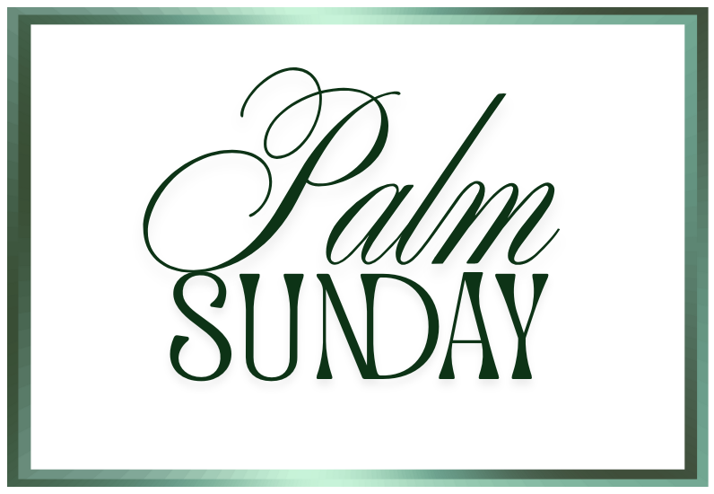 Palm Sunday icon