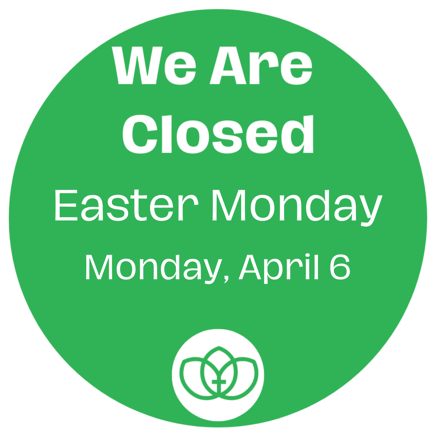 Stat - Easter Monday 2026 Closed